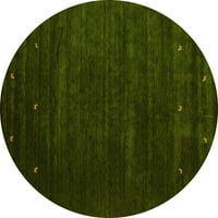Ahgly Company u zatvorenom okruglom sažetkom žute prostirke savremene površine, 7 'okruglo
