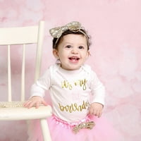 Visland Baby Girl Trake za glavu Sparkly Glitter Sequine kose lukovi vrpce mekane rastezljive trake