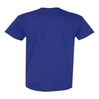 Muške teške pamučne multi boje majica boja kobalt male veličine