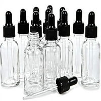 Vivaple Clear OZ staklene boce sa kaputima od staklenih očiju