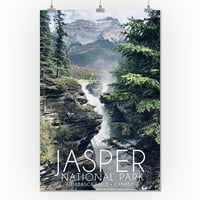 Nacionalni park Jasper, Kanada, Athabasca Falls, fotografija