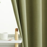 Sanviglor Blackout Curtains UV zaštita zavjesa toplotna izolirana luksuzna zavjera Energetski efikasan moderni panel Privatnost maslina