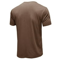 Amidoa muns pamuk čvrsta majica bez ovratnika Slim Fit polo majice prozračne udobne poslovne košulje