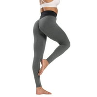 Visoko struk joga hlače Tummy Control Workout Trčanje na putu rastezanje joge tajice za aerobik Fitness