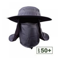Spree poklopce za ruke muškarci Žene Vjetrootporni suncobran odvojivi odvojivi uho Pokrivač za uši ribarski šešir na otvorenom Sportska odjeća Pješačka šešir UV zaštita
