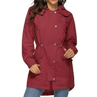 Jakne za žensku modnu jakna zapadna jesena jakna za paket kišna jakna lagana kapuljača lagana kapuljača