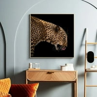 Slika divlja zvijeri Leopard - platno ispisuje zidnu umjetnost s uokvirenim, omotajte modernu ukras