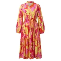Ljetna haljina za žene šifonske bluze suknje Halter ruffle romper sunčevi odjeću yutnsbel