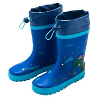 DMQupv čizme za djevojčice s potpeticama kratkim kišnim čizmama za mališane na laganu male zimske cipele