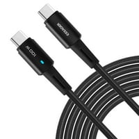 Urban USB C do USB C kabel 3,3ft 100W, USB 2. Tip C Pucnjavi kabel Brzi naboj za Meizu 17, iPad Pro,