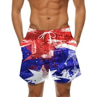 PEDORT HORTCES za muškarce muške kratke hlače Ležerne prilike za plivanje kupaćim trupovima Brzo suho surfanje Ljeto plaža Shorts Shars Plave, m