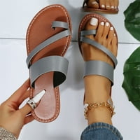 Loopsun Ljetne sandale za žene, ženske sandale, casual ravne sandale Retro plaže sandale i papuče velike