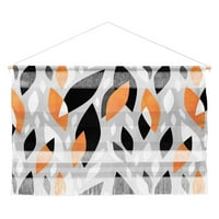 Deny Designs Elisabeth Fredriksson Pad narandžasti listovi zid
