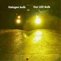 H LED farovito svjetlo Komplet za pretvorbu visokog snopa 3000k žuti 20000lm