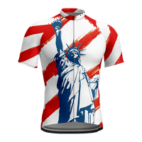 Muška američka zastava Patriotska majica 4. srpnja Majica kratkih rukava za biciklističku sportsku odjeću