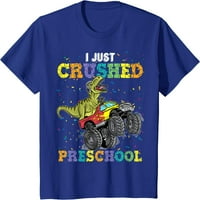 Djeca sam samo srušila predškolsku dinosaurus T-Reming Monster Truck majica