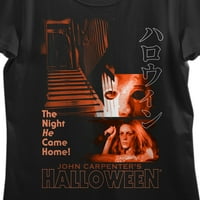 John Carpenter's Halloween Icons Crew vrat kratkih rukava Crna ženska majica - mala