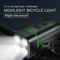 Kohagoki Nove svjetla za bicikle, brdski bicikl, svjetiljke, noćna jahanja, super svijetli farovi, punjiva oprema za jahanje: 1. Indikator napajanja: Digitalni prikaz napajanja s vremenom2. Punjenje