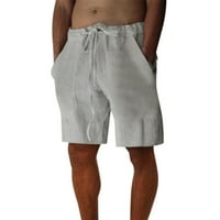 Muško ljetno casual solid kratka žrtava kratkih hlače kratki pantni džep kratki modni kratki ljudi muški