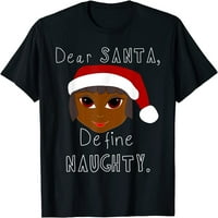 Crna gospođa Claus Santa Definišite nestašna crna porodica Božić