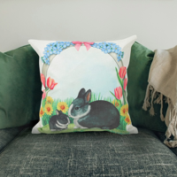 SOSTER BUNNY jastučni poklopac opruga zečja bacanje jastuk jastuk jaja lov na cvjetni jastuk za cvijeće