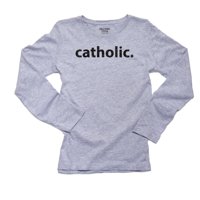 Jednostavan katolik. Christian Faith Pride siva majica dugih rukava