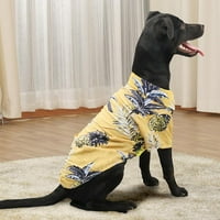 Ljetne majice za kućne ljubimce Havaji stil cvjetne košulje za pse prozračna hladna odjeća na plaži