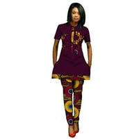 Tipke za Bintarealwa Cvijeće Majica Afričke žene Pant setovi WY2768