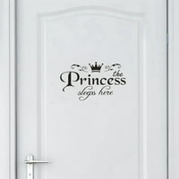 Beppter zidne naljepnice naljepnice naljepnice Naslovnica Princess Početna Dekor Zidna naljepnica Dekol