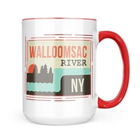 Neonblond USA Rivers Wooloomsac River - New York krig poklon za ljubitelje čaja za kafu