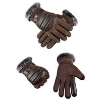 Zimske rukavice za muškarce, muškarci, muške vjetrootrne biciklističke svinje plus baršunaste rukavice