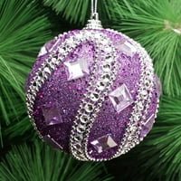 Outfmvch Christmas Christmas Decor Decor Božićni Rhinestone Glitter Baubes Xmas Tren Ornament ukras