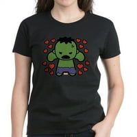 Cafepress - Hulk Hearts majica - Ženska tamna majica