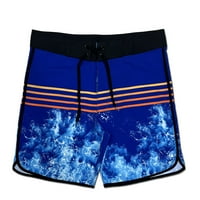 Muške kratke hlače za plažu Quick-suhog struka za vuču Ležerne prilike ljetne kratke hlače sa džepom plave veličine 2xl