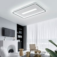 Fichiouy Modern Square LED stropni svjetlo za ugradnju na dnevnu sobu Privjesak