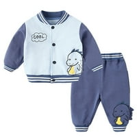 Pimfylm Baby Boy odjeća dugih rukava gornje i duge hlače postavljene toddler sweatsuits dječaci odjeća