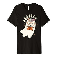 Smiješno Halloween Cute Ghost Rezervišite nastavniku Student Premium majica Grafički tee sa kratkim