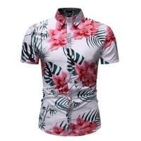 Corashan Muški ljetni modni poslovni zabrinuti za slobodno vrijeme, majica s kratkim rukavima Top bluza