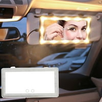 Sunčevo viskorno ogledalo, osvijetljeno ogledalo, automobilsko zrcalo automobila Automobil Automobil