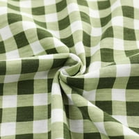 Xmarks Women Pleaid Pajama Hlače Spavaće odjeće STRETE DROVI PASTO LOUNGE Zelena cvjetna oznaka XL L