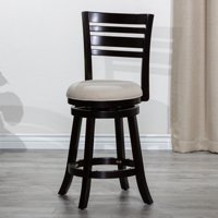CFOWner 24 Kontra visena leđa okretna stolica, espresso finiš, bež tkanine sjedalo