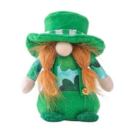 Dječje igračke Irski dan Svetog Patrika-ove bezsečne lutke Rudolph ukras lutke plišane poklone za djecu