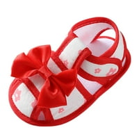 HUNPTA KIDS sandale za bebe Girls Mekani novorođenčad šetači cipele za cipele za princeze Sandale Slatka Bowknot Flat Walkers Cipele