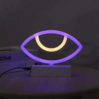 Jikolililili Neon LED svjetla Svjetla potpisuju noćna svjetla stolna stolna svjetiljka Halloween zidni