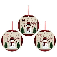 Prodaja personaliziraju oblikovane ukrase viseći ukrasi za božićni ukras