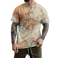 Majice Pedort za muškarce Modni casual muški tanki fit majica kontrast boja majica za šivanje kratkih