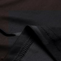 Zunfeo casual vrhovi za žene Trendy Loose Fit Polovine Zip Dukseri Comfy Fall T Majice Clearence- Black