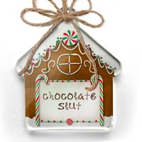 Ornament tiskani jedno obostrani čokoladni drolja čokoladni bombonski sirupski božićni neonBond