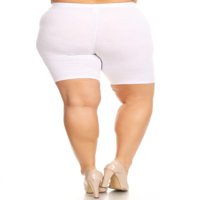 Ženska plus veličine casual visoki struk COMFY Workout Yoga Osnovne čvrste bicikliste Hlače hlače