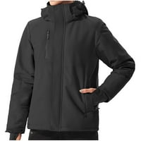 FESFESFES Pješačka jakna za žensku zimsku jaknu Debeli kaput Fleece hladno toplo planinari za planinarstvo